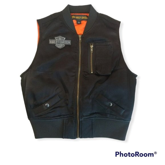 Women's Small S Harley-Davidson Aviator Flight Vest 96629-19VW - Picture 1 of 9